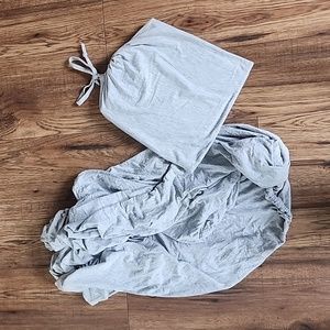 Ry & Pen Heather Gray Crib Sheets